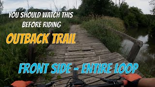 A guide to first time riders at Outback trail in Imagination Glen  Frontside Loop [upl. by Reich]