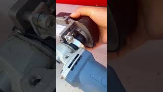 Angle grinder modified electric chain sawchainsaws hardwaretoolsviralvideo foryou [upl. by Adnael]