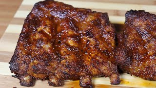 PERFECT OVEN BAKED BBQ RIBS  PORK RIBS RECIPE [upl. by Anehsat]