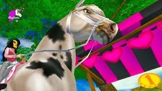 Valentines Day Riding  Star Stable Horse Online Game Play Video  Honey Hearts C [upl. by Ahsillek]