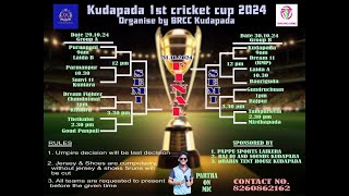 LIVE 1st KUDAPADA CUP 2024 LAIDA vs PURNAPANI [upl. by Ahseined648]