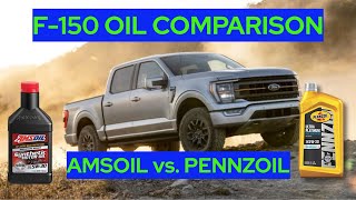 What is the Best Oil for the F150 PowerBoost AMSOIL vs Pennzoil Analysis [upl. by Zerat]