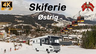 Skiferie i Autocamper Østrig Saalbach 2024 I 4K [upl. by Nawat]