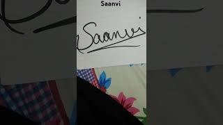 Saanvi signature art comment your name signature fineartstudio [upl. by Rooke45]