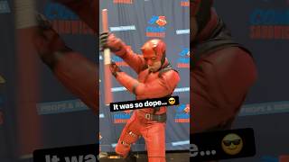 Daredevil Born Again Cosplayer Battles Kingpin at ComicCon – See How It Ends Marvel Cosplay [upl. by Yves]