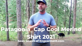 Patagonia Capilene Cool Merino Shirt Review  Sean Sewell of Engearment [upl. by Maitland299]