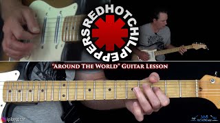 Around The World Guitar Lesson  Red Hot Chili Peppers [upl. by Cinderella]