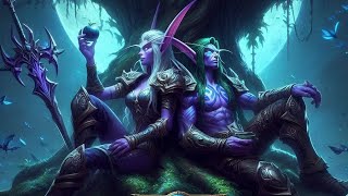 Warcraft 3 Survival Chaos ⚔️  The world tree all over again  Night elves [upl. by Aholah878]