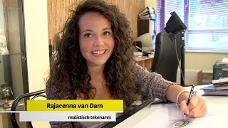 Vlaardingse Rajacenna tekent zich wereldberoemd [upl. by Rena]