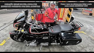 A MAIOR MOTO DO BRASIL ENFRENTANDO CORREDOR EM HORÁRIO DE PICO EM SÃO PAULO CAPITAL AMAZONAS 1600 [upl. by Aphrodite]