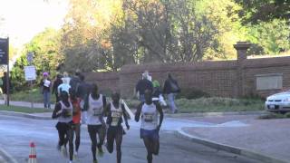 Baltimore Marathons Winner David Rutoh No 3294 near the Six Mile Mark [upl. by Aikemet]