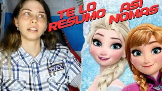 ESPAÑOLA REACCIONA  Te lo resumo así nomás ❄️​FROZEN❄️​ [upl. by Aiciles373]