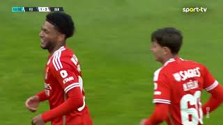 Golo Gustavo Varela Feirense 12 Benfica B  Liga Portugal SABSEG  sport tv [upl. by Barnard]