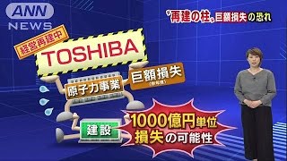 「東芝」原子力事業で数千億円規模の損失計上の恐れ161227 [upl. by Cristabel]