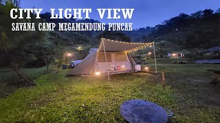 Camping di Savana Camp  Campervan Megamendung Puncak Bogor  Tenda Naturehike Village 5  ASMR [upl. by Yemarej227]