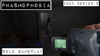 Phasmophobia  Xbox Series S  Solo Gameplay  First Time Playing [upl. by Lleirbag433]