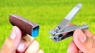 How To Sharpen A Nail Clipper  Amazing Method  Razor Sharp [upl. by Jeffers189]