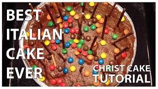 Best Italian Cake Ever  quotChrist Cakequot Tutorial [upl. by Akinuahs]