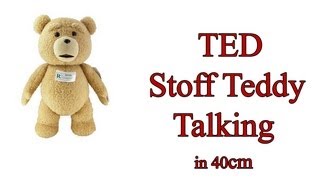 quotsprechenden TED Stoff Teddysquot in 40cm und 12 Sätze Fehlerkein R Rated Vorstellung [upl. by Filmer]