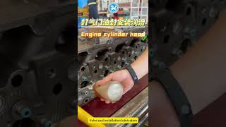 cylinder head installation [upl. by Hpesoy742]