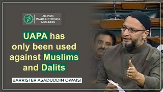 BJP is just following the footsteps of Congress UAPA has only been used against Muslims and Dalits [upl. by Nolos]