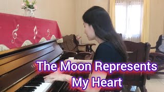 The Moon Represents My Heart  piano [upl. by Frederich]