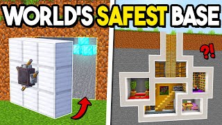 This is the SAFEST Base in Minecraft [upl. by Schwejda]