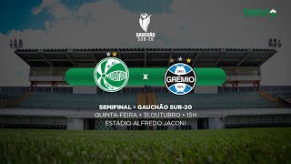 TRANSMISSÃO COM IMAGENS JUVENTUDE x GRÊMIO  SEMIFINAL GAÚCHÃO SUB 20 [upl. by Yeknarf]