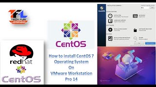 How to install CentOS 7 Operating System on VMware Workstation Pro14  CentOS7  Linux  VMware [upl. by Salguod]