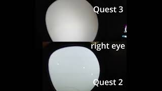 Lens comparison between Quest 2 and 3 shows vignette on Quest 3 [upl. by Nnair348]