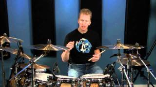 Drum Lesson 4 Over 6 Polyrhythm With A Shuffle [upl. by Dallas]