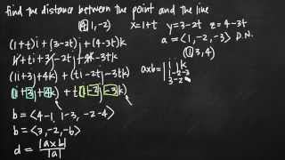 Distance from a point to a plane quick and easy [upl. by Oniram]