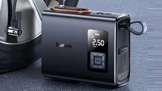 Электрический насос для автомобиля Baseus Алиэкспресс Wireless Car Inflator Aliexpress Gadget Baseus [upl. by Iegres]