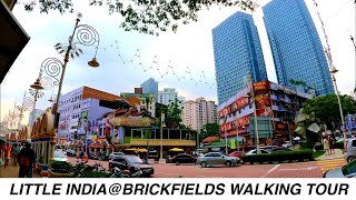 Brickfields Kuala Lumpur  Little India Walking Tour 4K  Cultural Indian Street [upl. by Jud974]