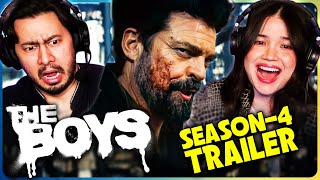 THE BOYS Season 4 Trailer Reaction  Karl Urban  Antony Starr  Jack Quaid [upl. by Esac548]