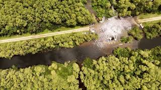 Everglades airboat swimming hole [upl. by Bonnie574]