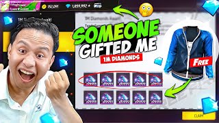 Someone Sent Me 1 Million Diamonds 💎 Tonde Gamer  Free Fire Max [upl. by Ashbaugh959]