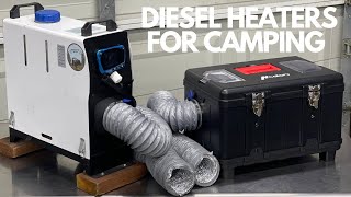 Diesel Heaters For Winter Tent Camping  Upgrades and Modifications [upl. by Annaitat700]