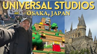 UNIVERSAL STUDIOS JAPAN Park Tour Walkthrough  Super Mario World Wizarding World of Harry Potter [upl. by Nnayram]