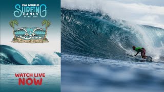 WEBCAST  Competition Day 3  2024 ISA World Surfing Games [upl. by Euqinna]