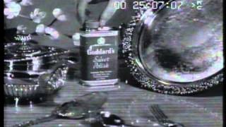 Goddards Silver Polish 1959 20sec TV commercial [upl. by Lahcsap]