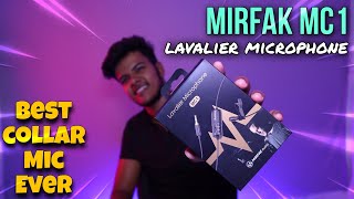 Mirfak MC 1 Lavalier microphone  Best Collar Mic For Video  Mirfak vs Boya Collar Mic microphone [upl. by Bloch394]