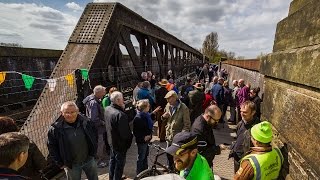 Torksey Viaduct opening [upl. by Placida]