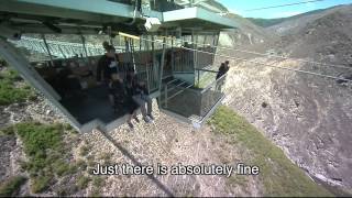 Nevis Swing with Terrified wife in Queenstown New Zealand [upl. by Saint935]