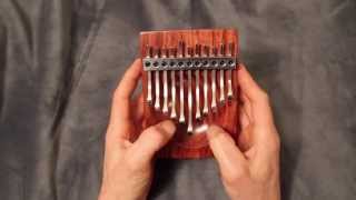 11 note Kalimba Shiraz on Bubinga [upl. by Anyrb]