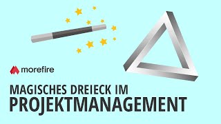 Das Magische Dreieck im Projektmanagement  morefire [upl. by Acirat]