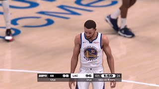 NBA 2K25 Emirates NBA Cup 🏆 Mode  CLIPPERS vs WARRIORS FULL GAME HIGHLIGHTS [upl. by Yci947]