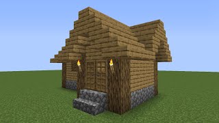 How To Build a Minecraft Village Tool Smith House [upl. by Aneeled895]