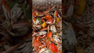 Crab boil  deliciousfood cooking food bluecrab louisiana [upl. by Otilesoj338]