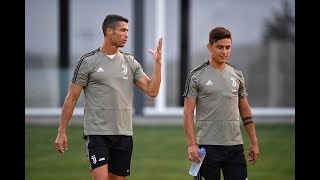 The first week of Juventus training for Bianconeri internationals [upl. by Dollie]